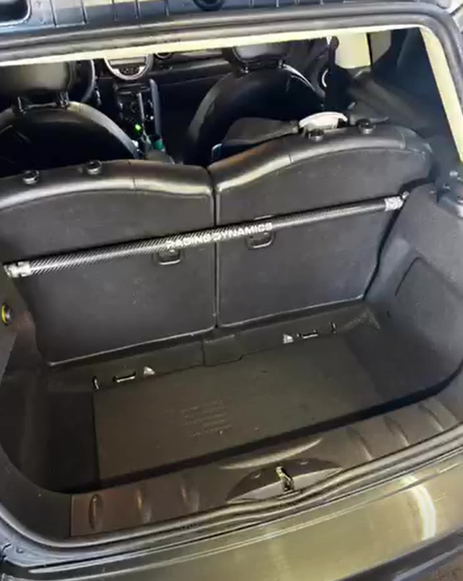 Clean MINI Cooper interior and cargo area after interior detailing in Richfield, Utah